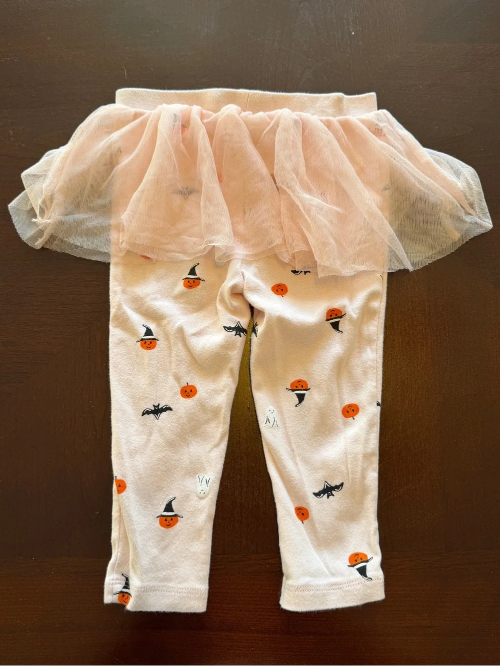 Carter's Light Pink Halloween Tulle Skirt Leggings